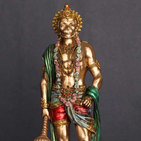 Resin Standing Hanuman Statue