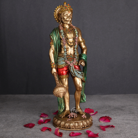 Resin Standing Hanuman Statue