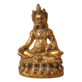 Front angle view of the Sitting Lord Kuber Idol.
