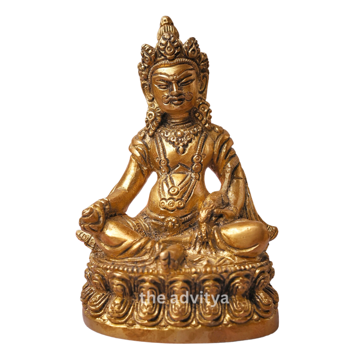 Front angle view of the Sitting Lord Kuber Idol.