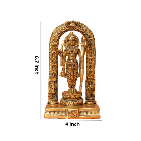 Brass Small Ram Lalla Statue