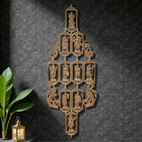 Brass Vishnu Dashavatara Wall Hanging/Ten Avatars of Lord Vishnu