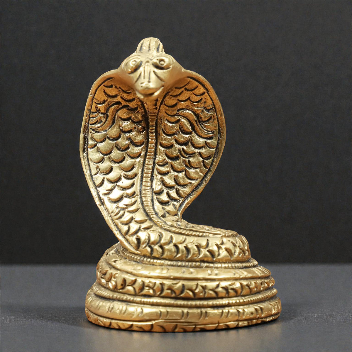 Small Brass Kundalini - Naag
