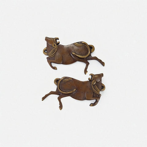Traditional Brass Cow Wall Hanging – Home Décor Art Piece ( 4 Inch )