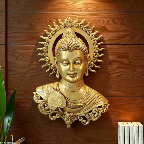 HANGING BUDDHA FACE WITH CHAKRA