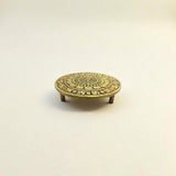 Brass Swastik & OM Chowki for Pooja (Small)