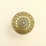 Brass Swastik & OM Chowki for Pooja (Medium)