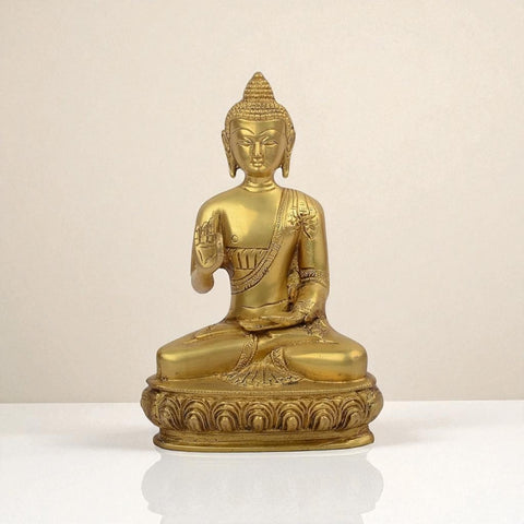 Amitabha Buddha Brass Statue