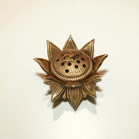 Brass Lotus Loban/Dhoop Dani