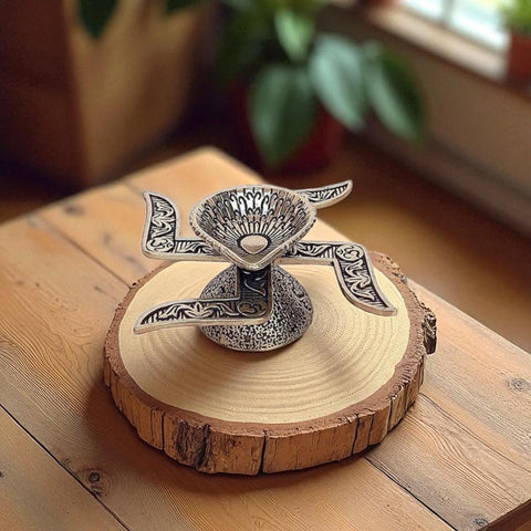 Brass Swastik Light weight Diya