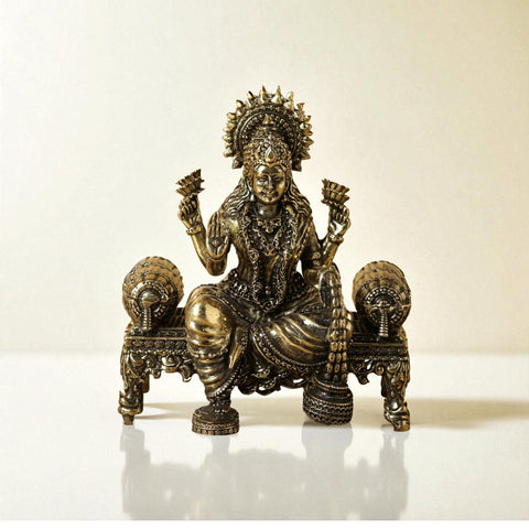 Super fine Brass  Lakshmi Ganesha Saraswati  Statue