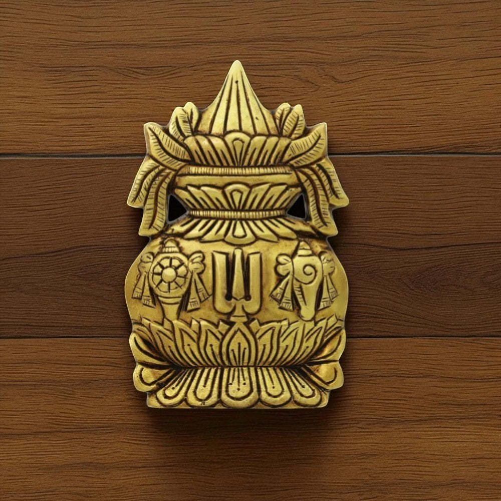 Brass Kalash Wall Hanging