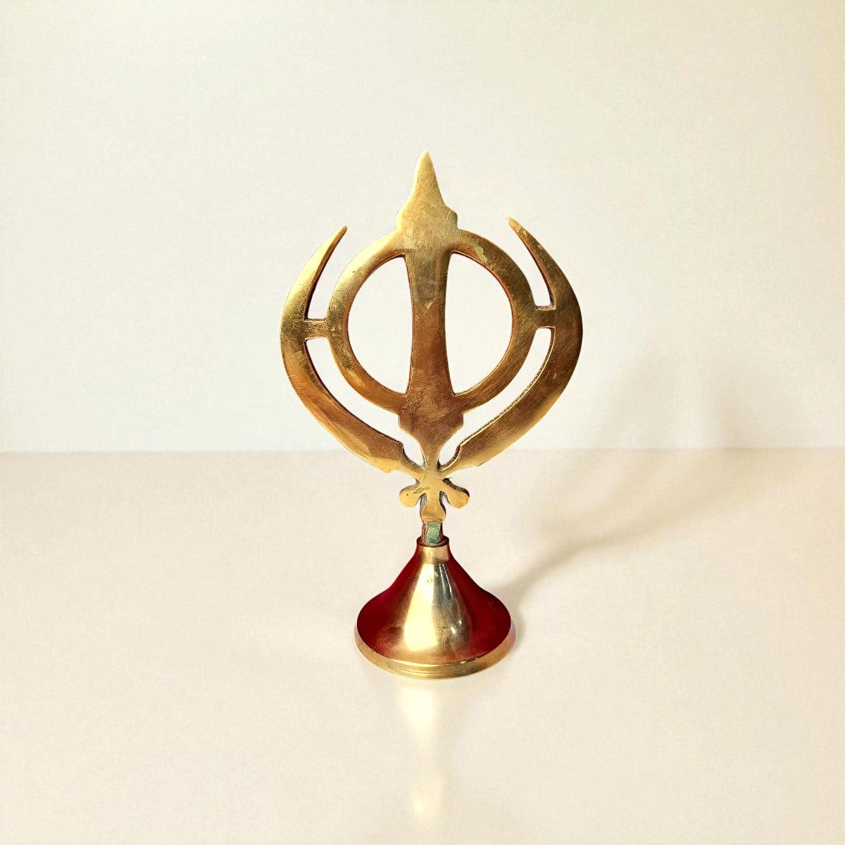 Brass Sikh Religious Ek Onkar Symbol