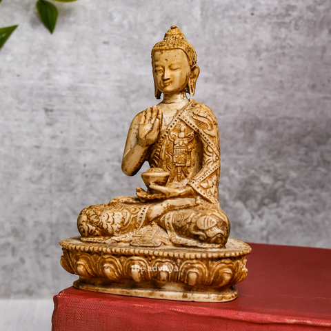 Tathagatah,Siddhartha Gautama,Supreme Buddha,Gautam Buddha,Resin BrownBuddha