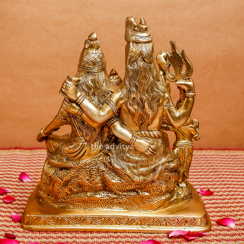 Mahadeva,Maheshvara,Neelakantha,Mrityunjaya,Kailashapati,shiv,Bholenath,Handcrafted Shiva Parivar (Big)