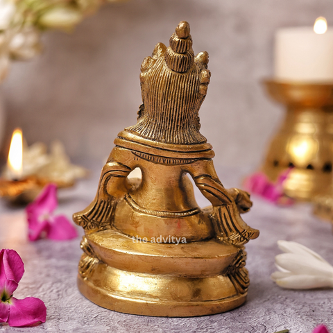 Kuebra,Kubera-Raja,Dhanapati,Bhogapati,Yaksharaja,Sitting Lord Kuber Idol