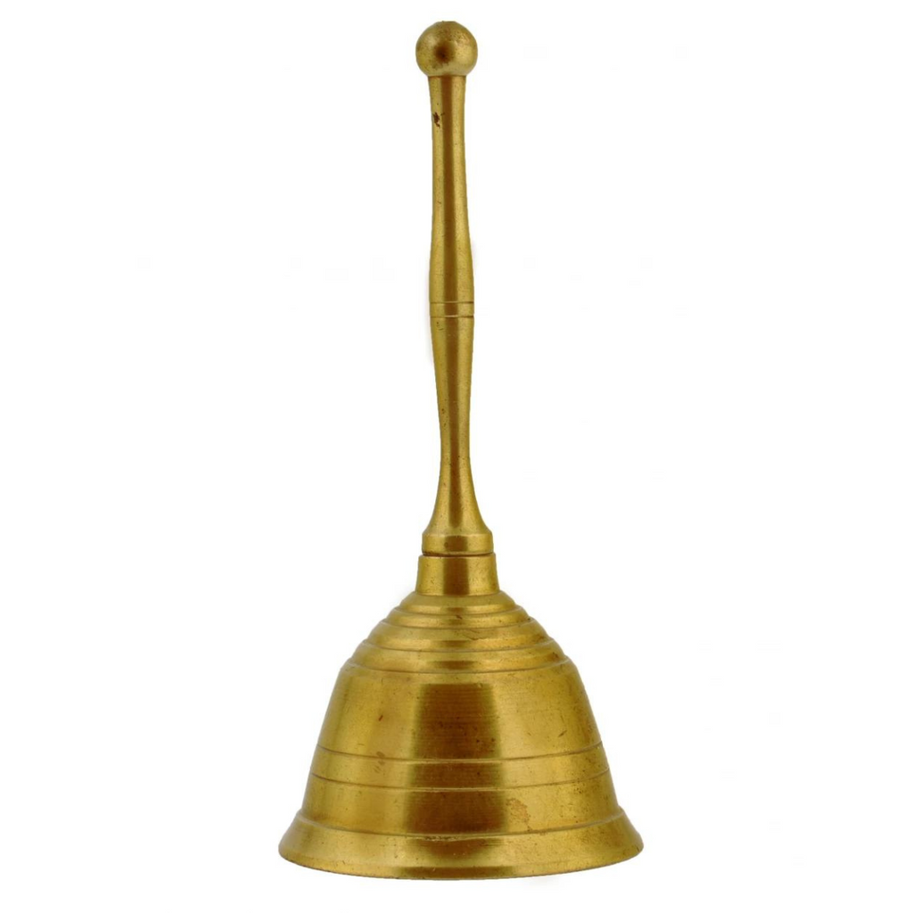 Sankh Bells,Vedic Bell,Temple Bell,Spirtual Bell,Shanti Bell,Satsang Bell,Brass Pooja Hand Bell