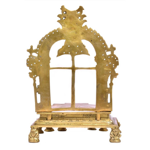 Viraj Singhasan,Vibhooti Singashan,Rajya Singashan,Veer Sinhashan,Chakra Brass Singhasan - God Throne